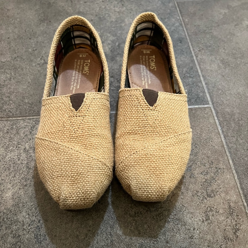 COPY - Classic Toms Natural Burlap